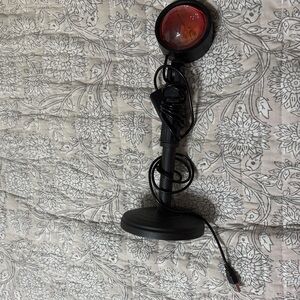 Black and Red Desk Lamp